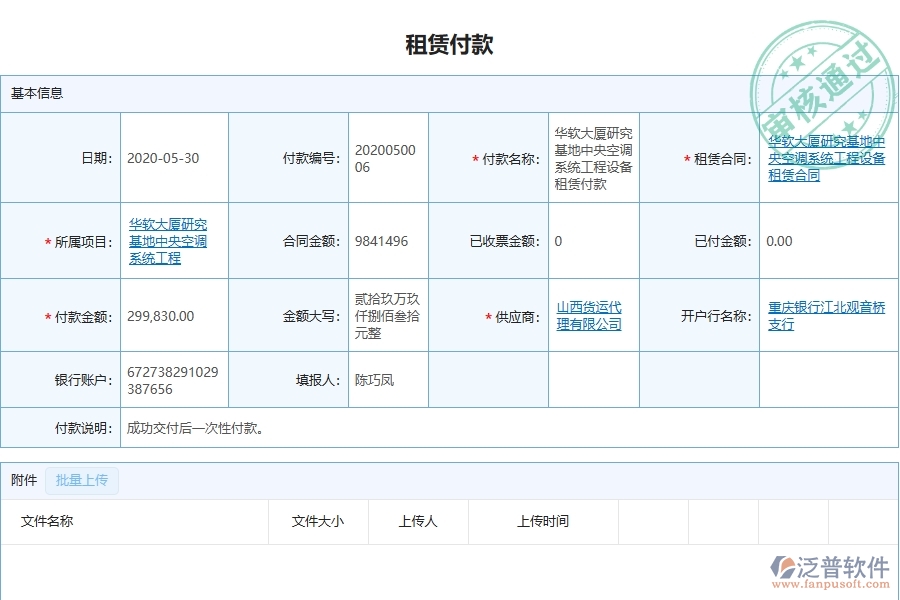 四、泛普軟件-幕墻工程企業(yè)管理系統(tǒng)中租賃付款列表的優(yōu)點(diǎn)與缺點(diǎn)