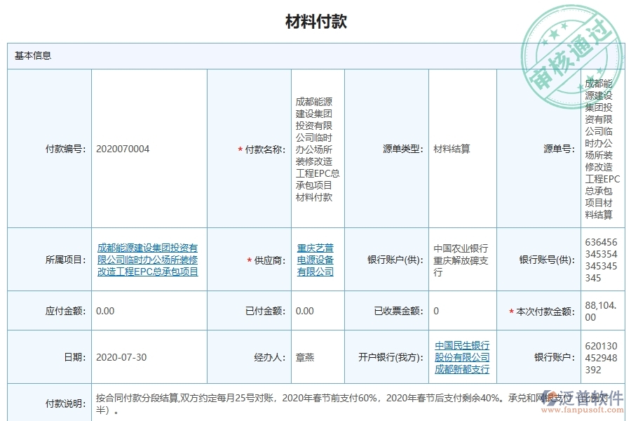 泛普軟件-的機電工程項目管理系統(tǒng)在項目總成本統(tǒng)計表中的價值