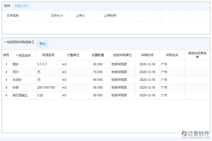 三、泛普軟件-公路工程大型物資招標(biāo)采購計劃管理系統(tǒng)的價值