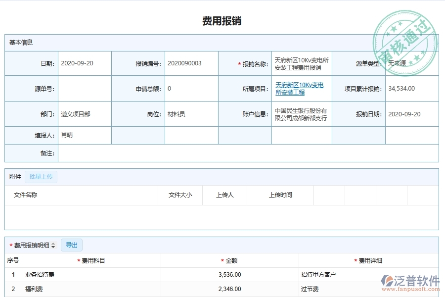 泛普軟件-弱電工程企業(yè)費用管理系統(tǒng)的框架設(shè)計思路