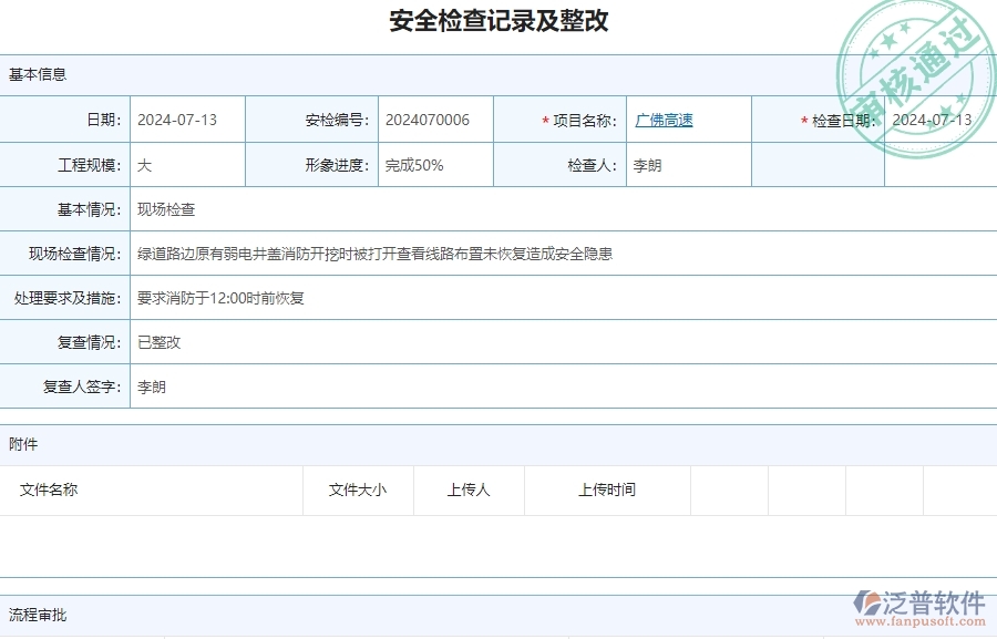 三、泛普軟件-公路工程企業(yè)在安全檢查記錄及整改中需要注意哪些問題