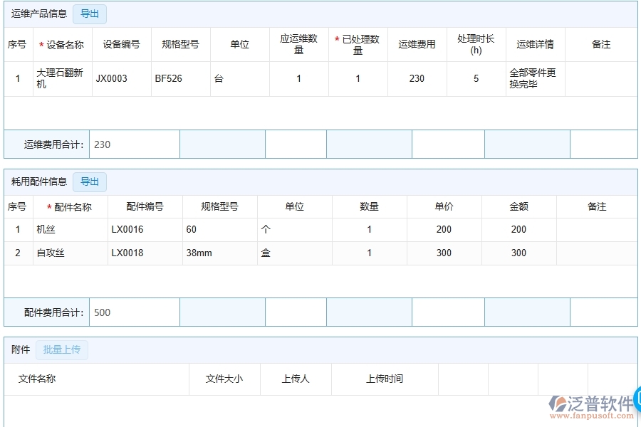 三、 安防工程企業(yè)使用泛普軟件-售后派工單管理系統(tǒng)的好處