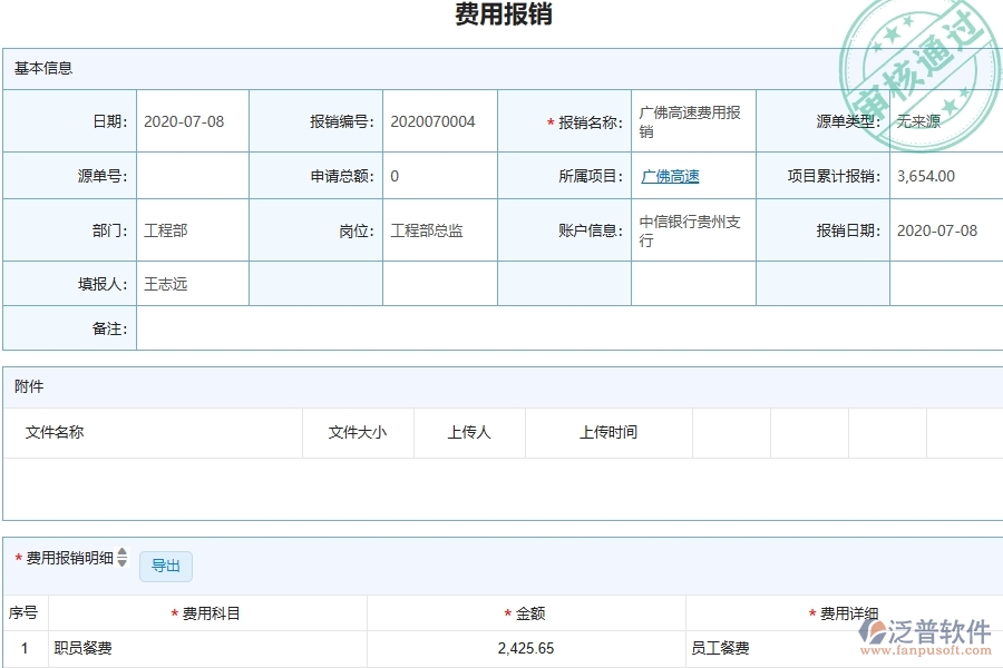 二、泛普軟件-公路工程報(bào)銷管理能為企業(yè)帶來什么價(jià)值