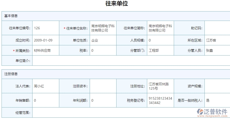 二、泛普軟件-安防工程系統(tǒng)對企業(yè)供應(yīng)商報表管理的作用
