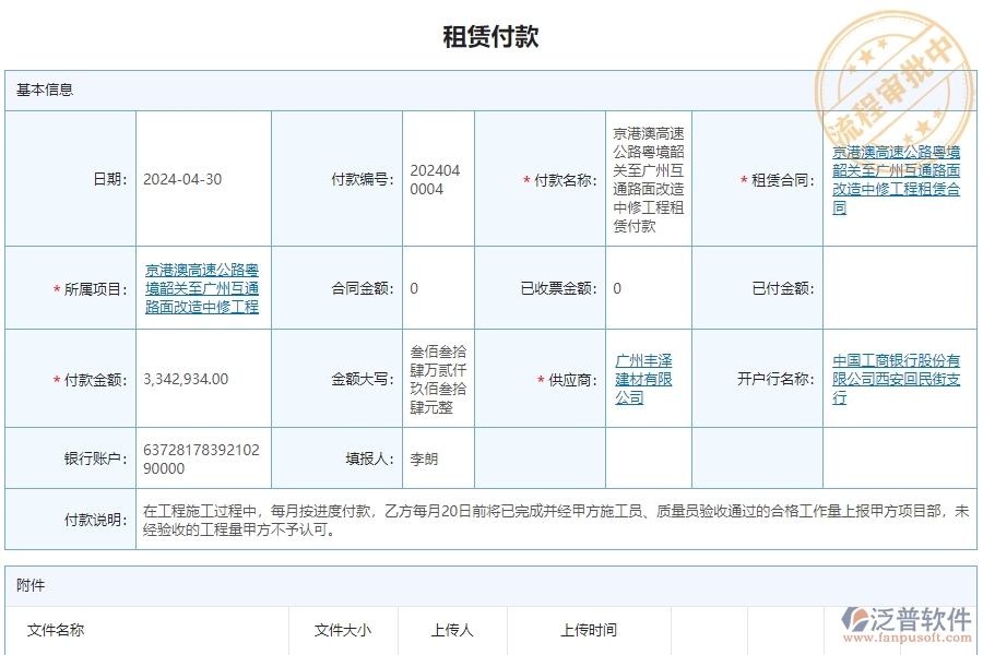 三、泛普軟件-公路工程租賃付款管理系統(tǒng)為企業(yè)帶來的好處