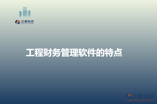 工程財務(wù)管理軟件的特點(diǎn)