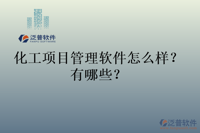 化工項(xiàng)目管理軟件怎么樣？有哪些？