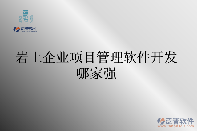 巖土企業(yè)項(xiàng)目管理軟件開(kāi)發(fā)哪家強(qiáng)
