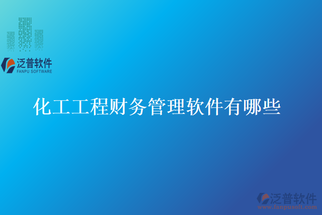 化工工程財務管理軟件有哪些
