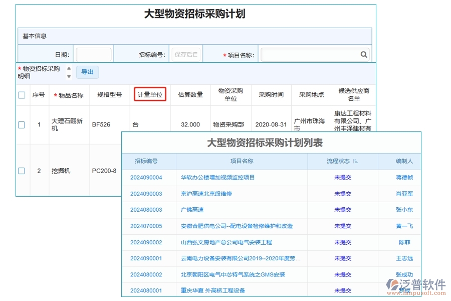 揭秘工程招標(biāo)項(xiàng)目信息管理系統(tǒng)：打造精準(zhǔn)高效的物資招標(biāo)采購計(jì)劃，計(jì)算單位編制依據(jù)全解析