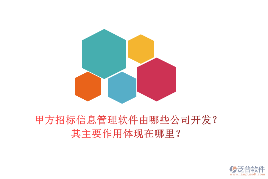 甲方招標(biāo)信息管理軟件由哪些公司開(kāi)發(fā)？其主要作用體現(xiàn)在哪里？