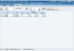 金蝶eas教程輔助賬科目初始余額錄入