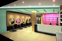 潮流個(gè)性的理發(fā)店裝修效果圖大全